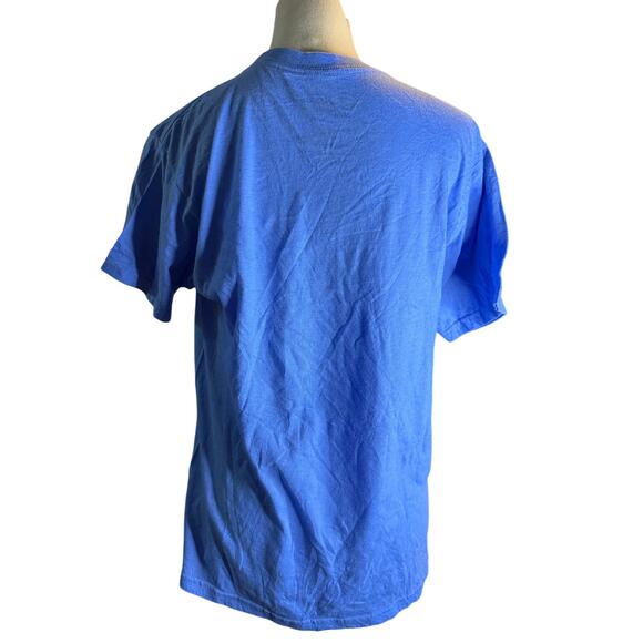 Pac-Man 80s Retro Arcade Game Graphic Tee, Blue, Unisex Size Medium - Picture 5 of 6